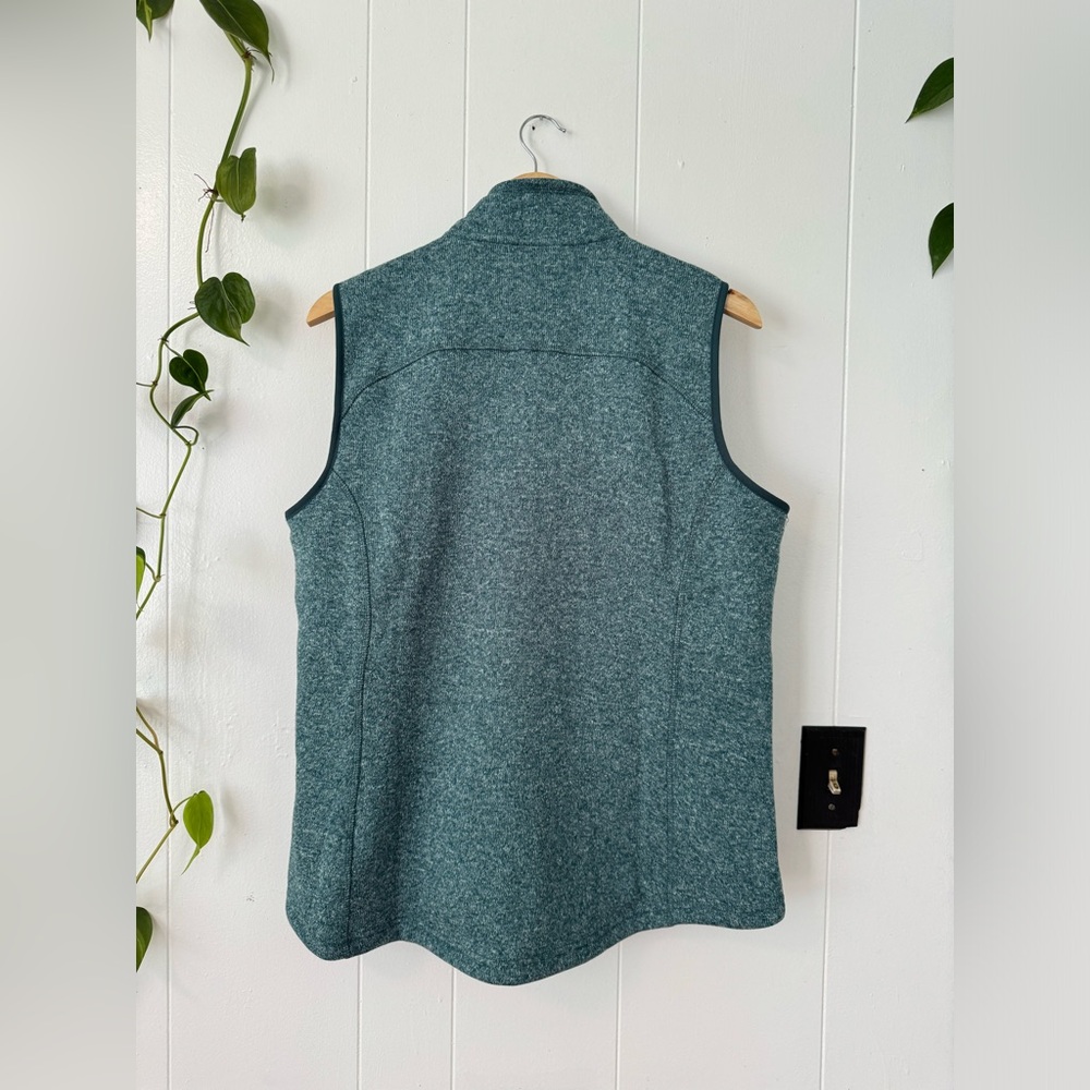 Orvis Teal Recycled Fleece Outdoor Performance Vest Women’s Large NWT - Picture 3 of 5